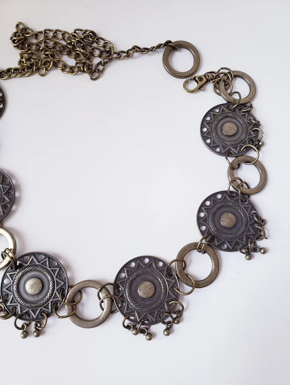 Vintage Bohemian Metal Chain Belt